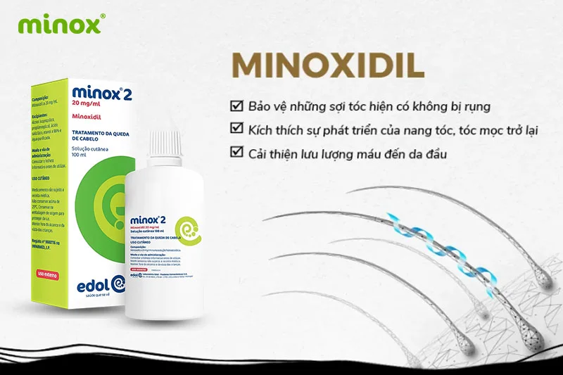 Minoxidil được FDA cấp giấy chứng nhận hiệu quả trị rụng tóc 95% sau 4 tuần