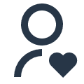 User-heart-line