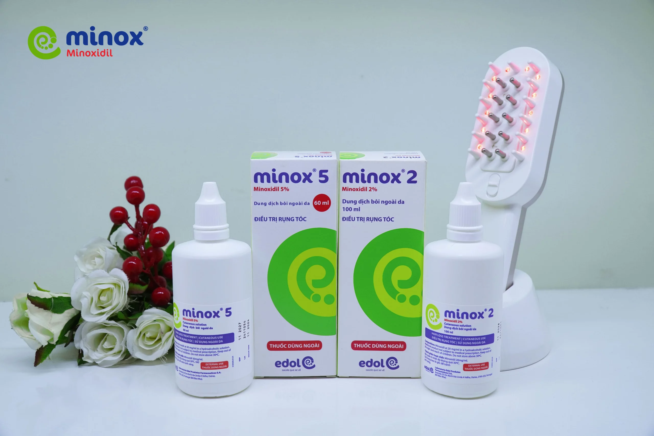 Minox giảm rụng tóc, hỗ trợ điều trị hói đầu, kích thích mọc tóc ở nam và nữ 