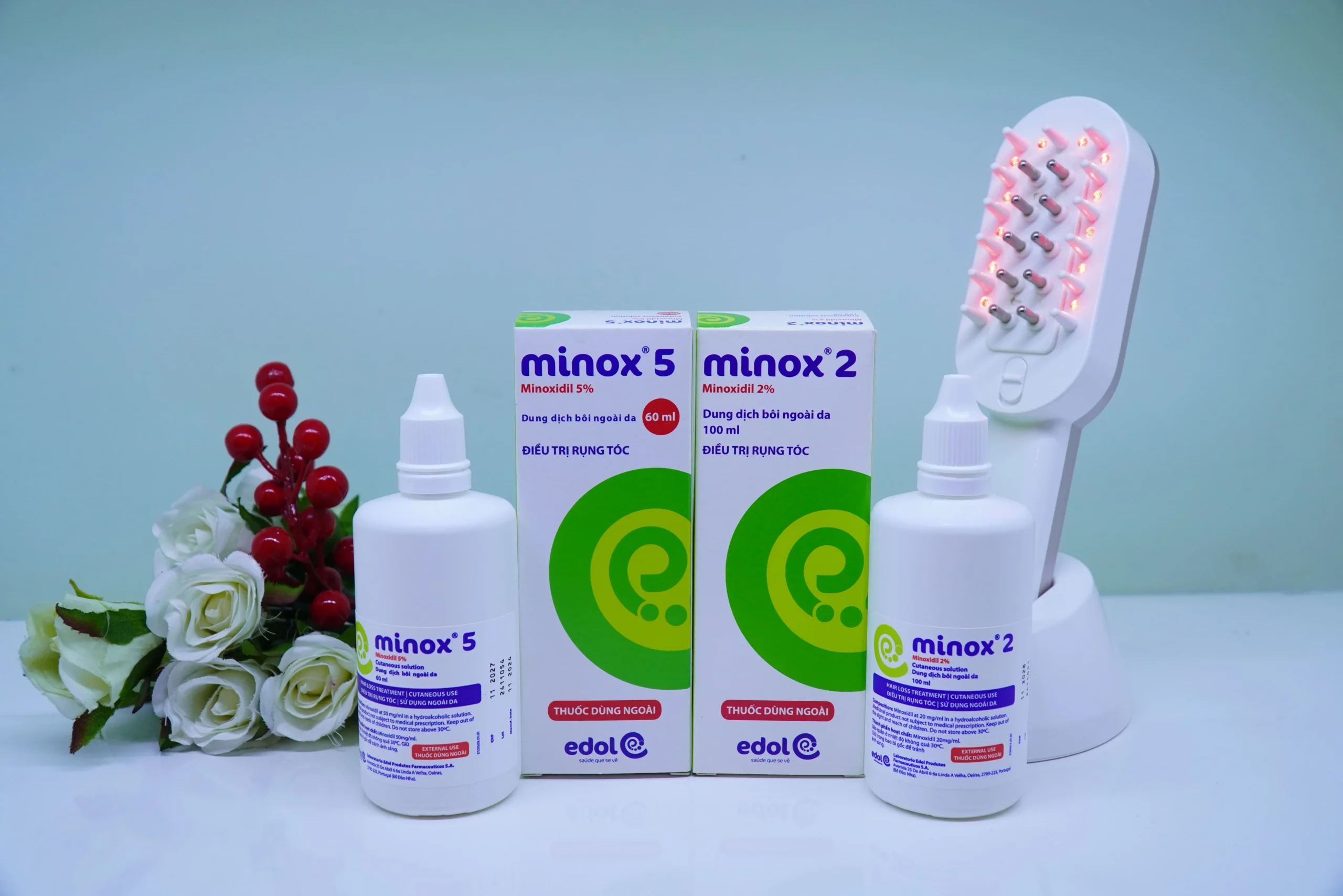 Minox không chỉ cải thiện mật độ tóc sau 6–12 tháng, mà còn an toàn sử dụng duy trì, giúp mái tóc chắc khỏe và ổn định kết quả điều trị